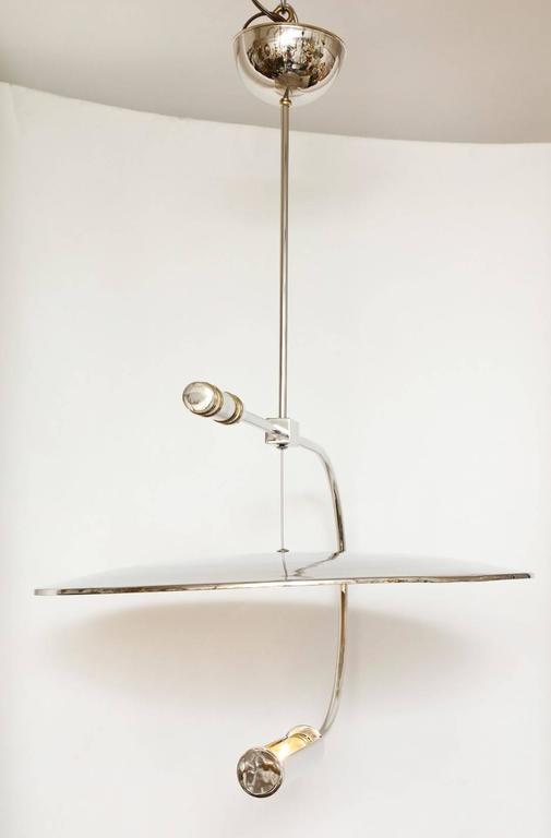 Phaeton Ceiling Light by David Duncan, Bauhaus Style Ceiling Light, In Stock In Excellent Condition For Sale In New York, NY