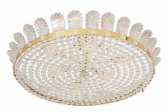 The Decazes 32" Beaded Flush-Mounted Light Fixture