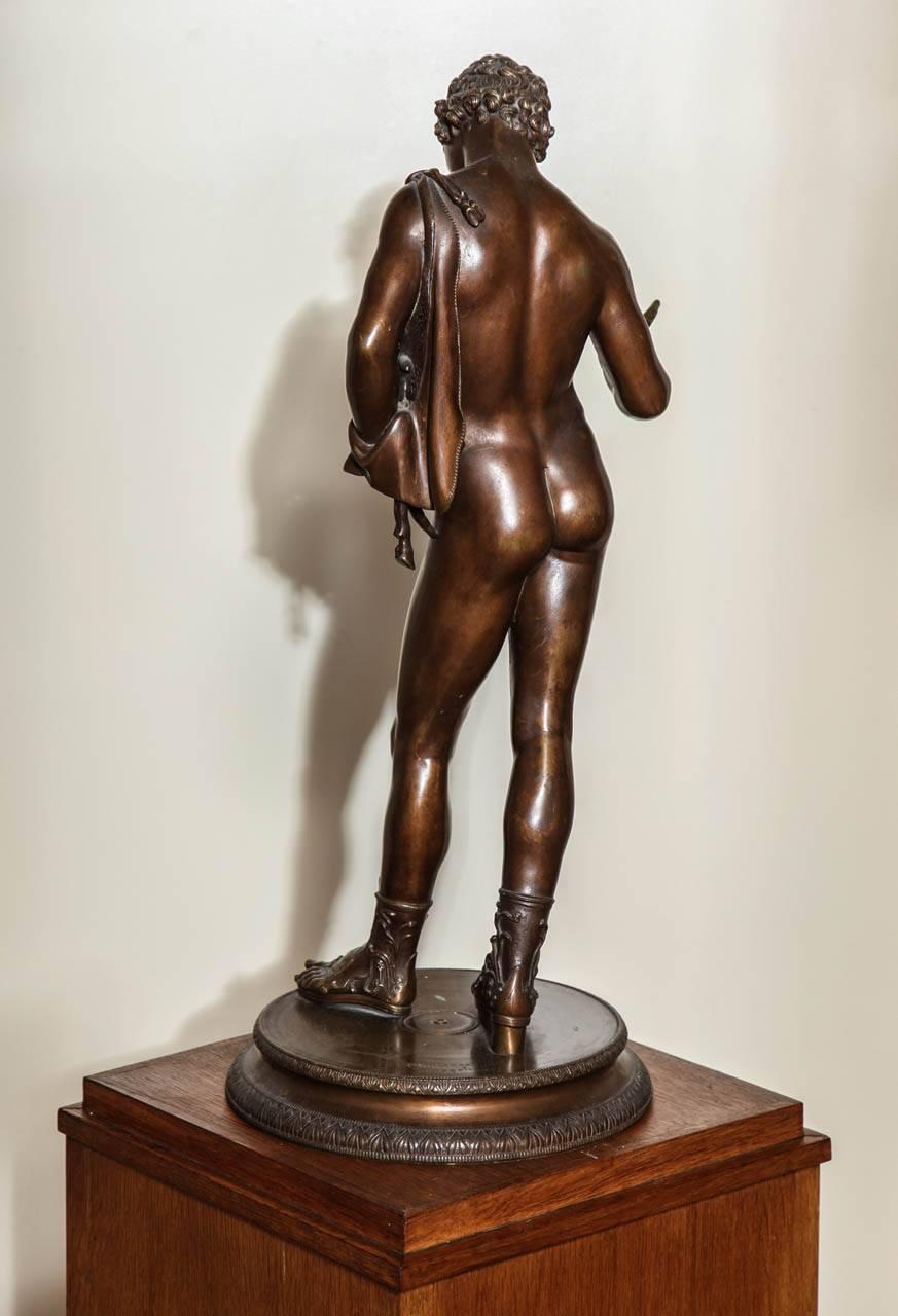 Late 19th Century Chiurazzi Foundry Sculpture Depicting Narcissus