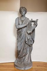 Pair of French Zinc Classical Statues Representing the Arts and Sciences