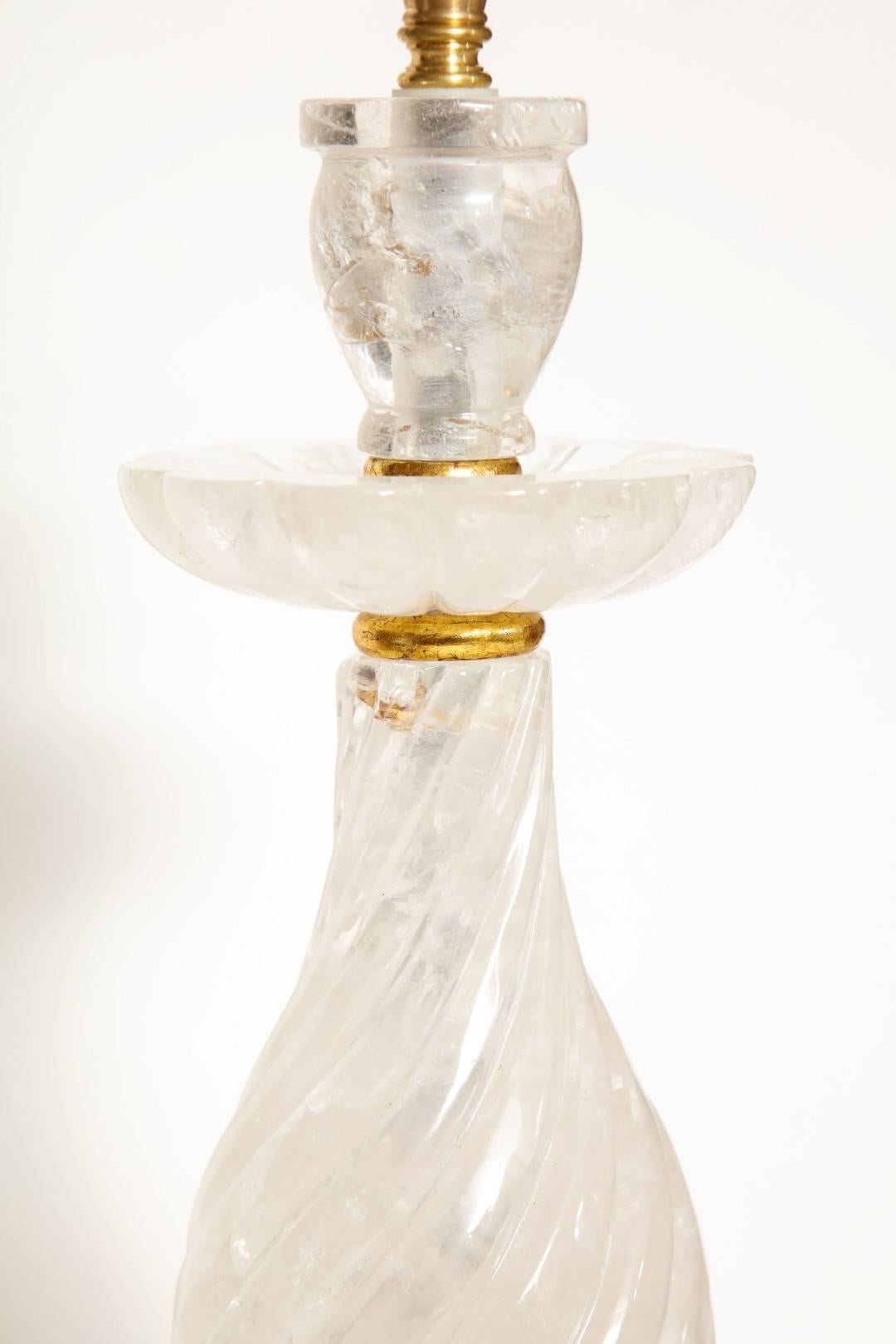 Mid-Century Modern New Rock Crystal Table Lamp