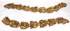 Pair of George III Giltwood Garlands