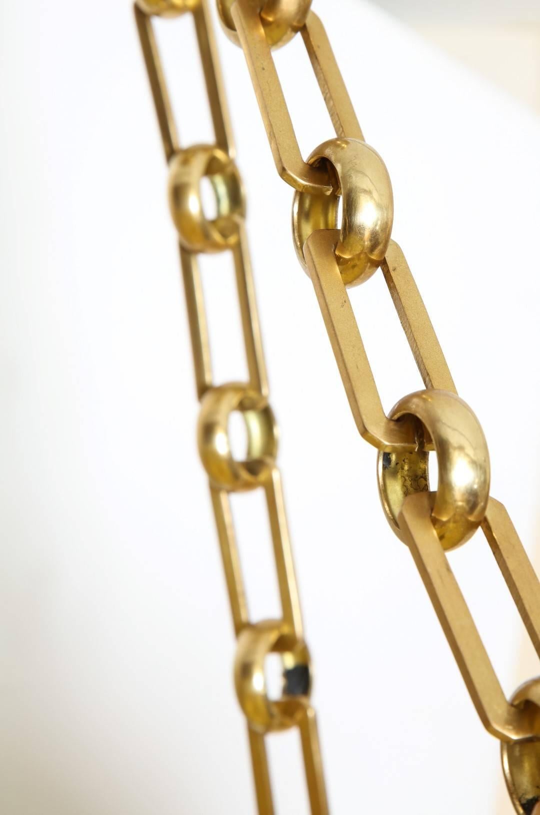 Lampada a sospensione Tambour con catena di David Duncan Studio A. In condizioni Nuovo in vendita a New York, NY