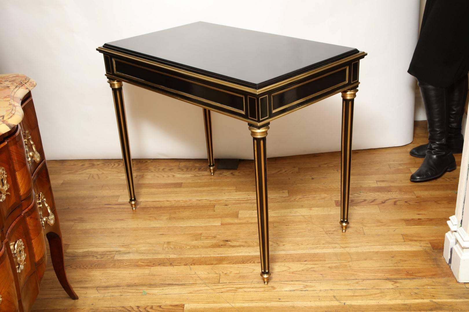 Early 20th Century Directoire Style Ebonized Desk 