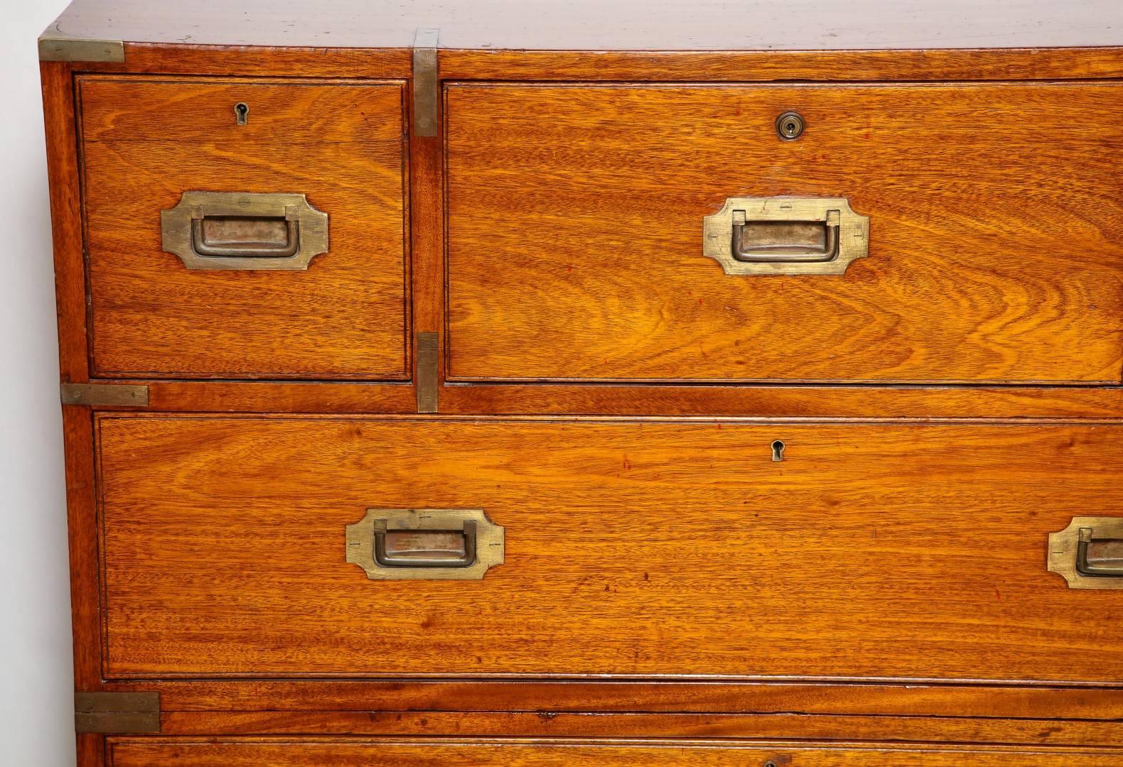 Brass Anglo-Indian Campaign Chest