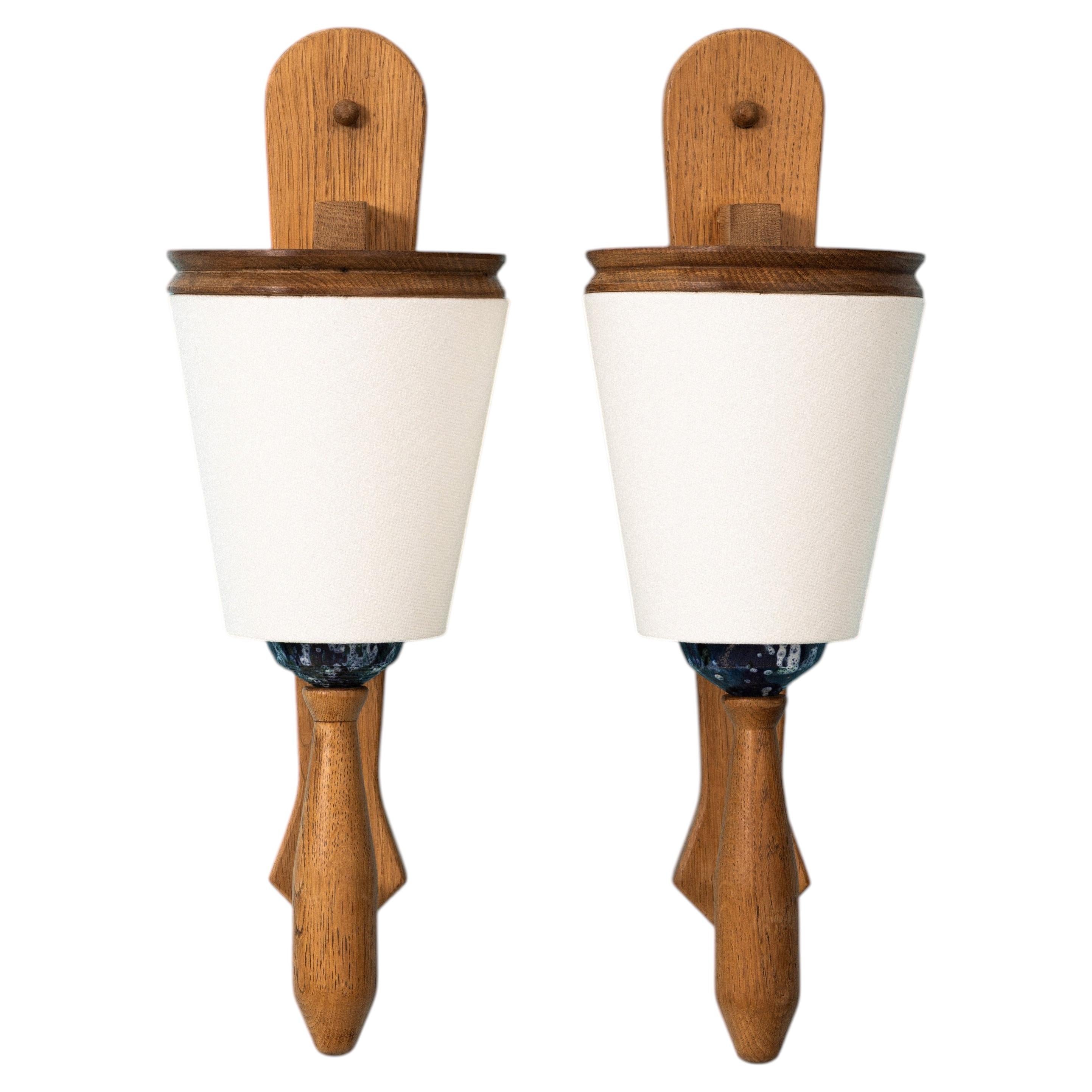 Paar Wandlampen