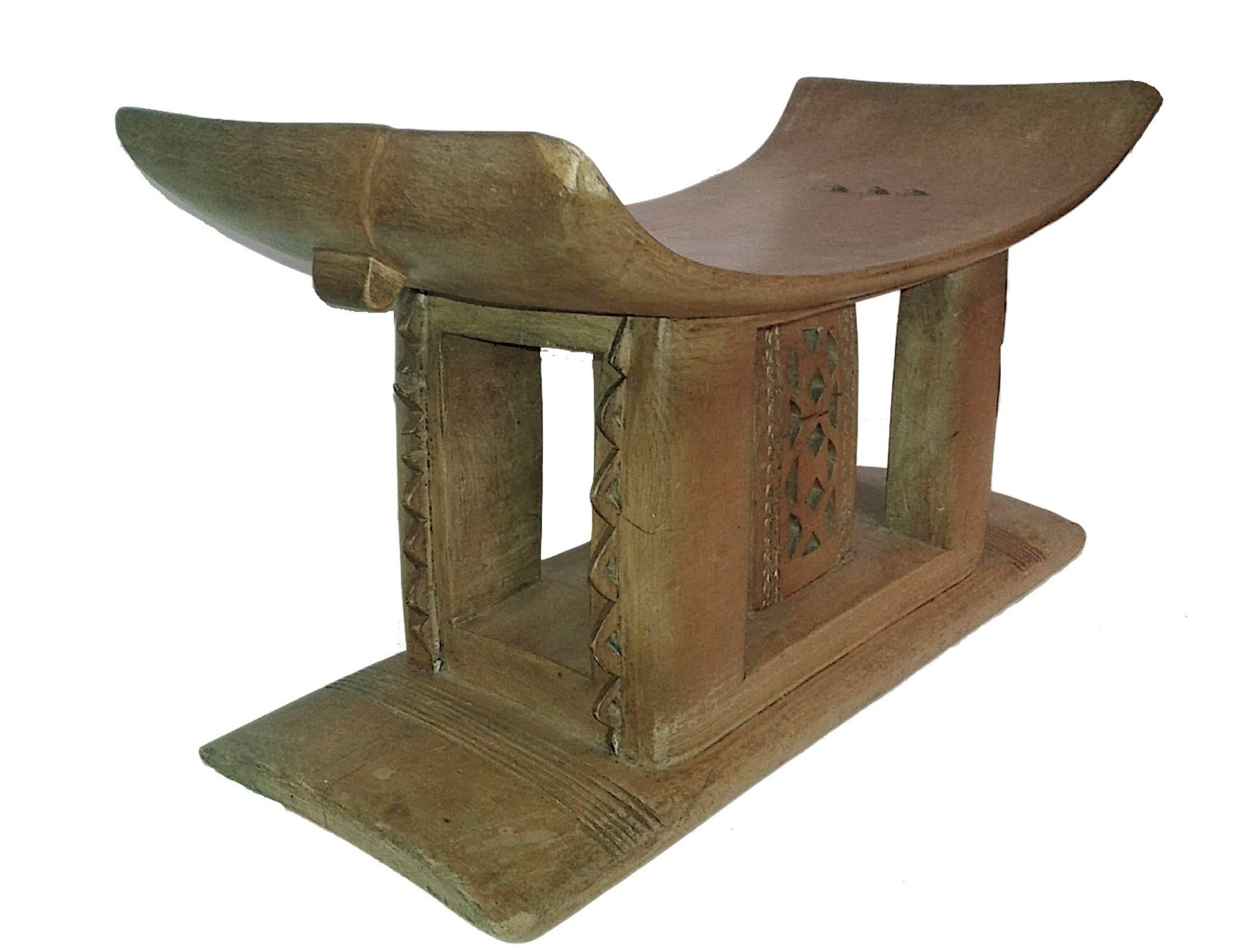 Ghanaian Ashanti Stool or End Table from Ghana