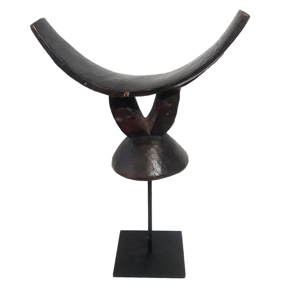 Ethiopian Wood Headrest 1