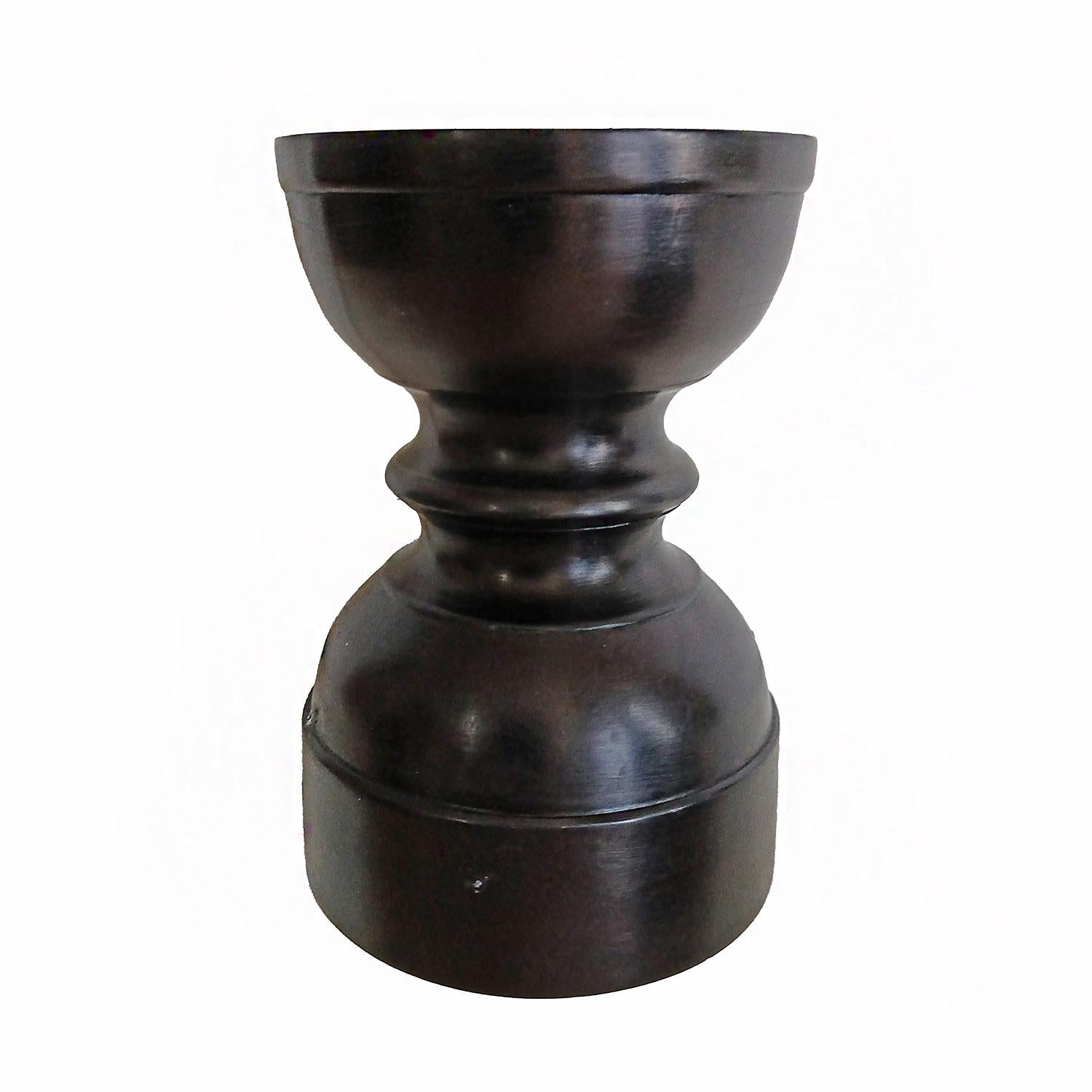 Bronze Candlestick with Removable Top For Sale 1