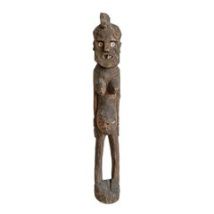 Konso Hand-Carved Wood Statue, Early 20th Century, Ethiopia