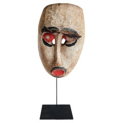 A Hand-carved Wood Hunting mask, Borneo, Indonesia, 20th Century