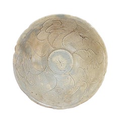 Mid 19th Century Shipwreck-Reclaimed Ceramic Plates from Indonesia