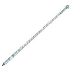 Hand-Crafted Glass Walking Stick, New York, Early 20th Century