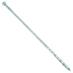 Hand-Crafted Glass Walking Stick, New York, Early 20th Century