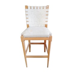 El taburete de bar VW de Vicente Wolf, hecho a mano en EE. UU., modelo de exposición
