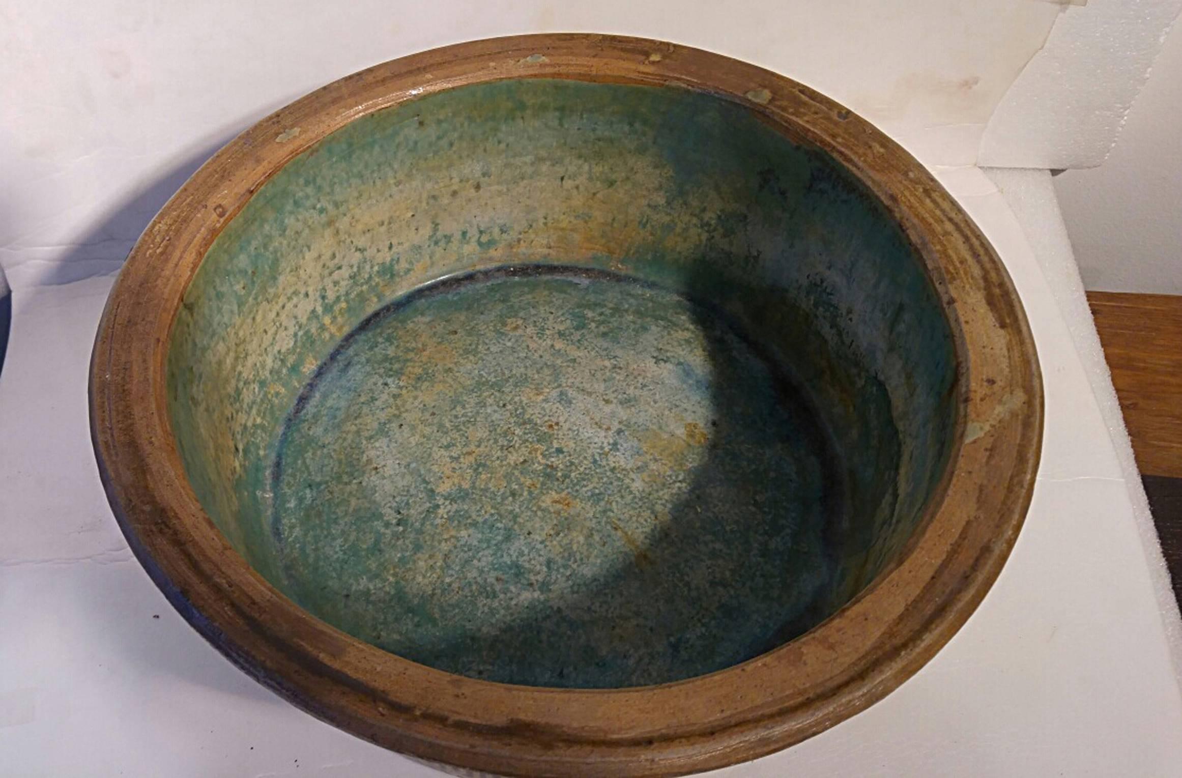 Indonesian Tall Ceramic Bowl from Indonesia