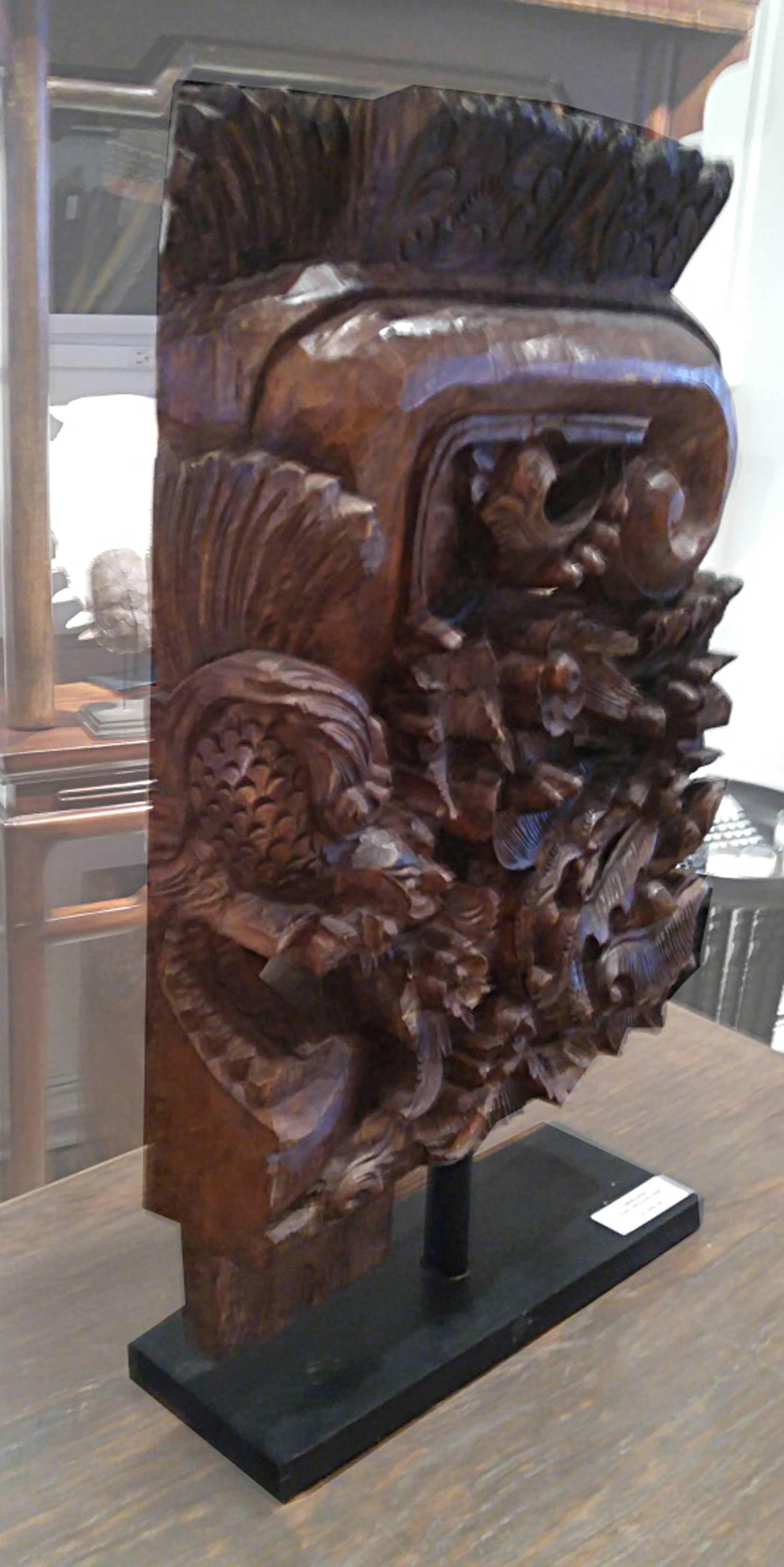 carved wood architectural details