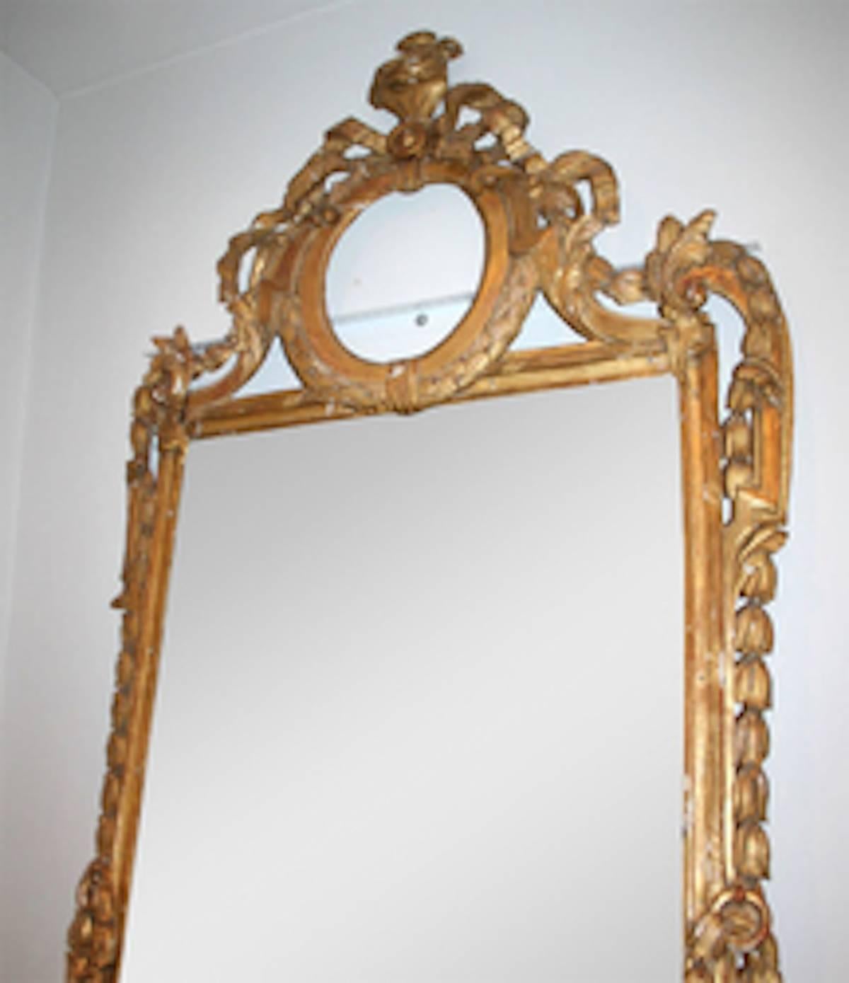 Louis XVI Gilt Mirror, 18th Century 2