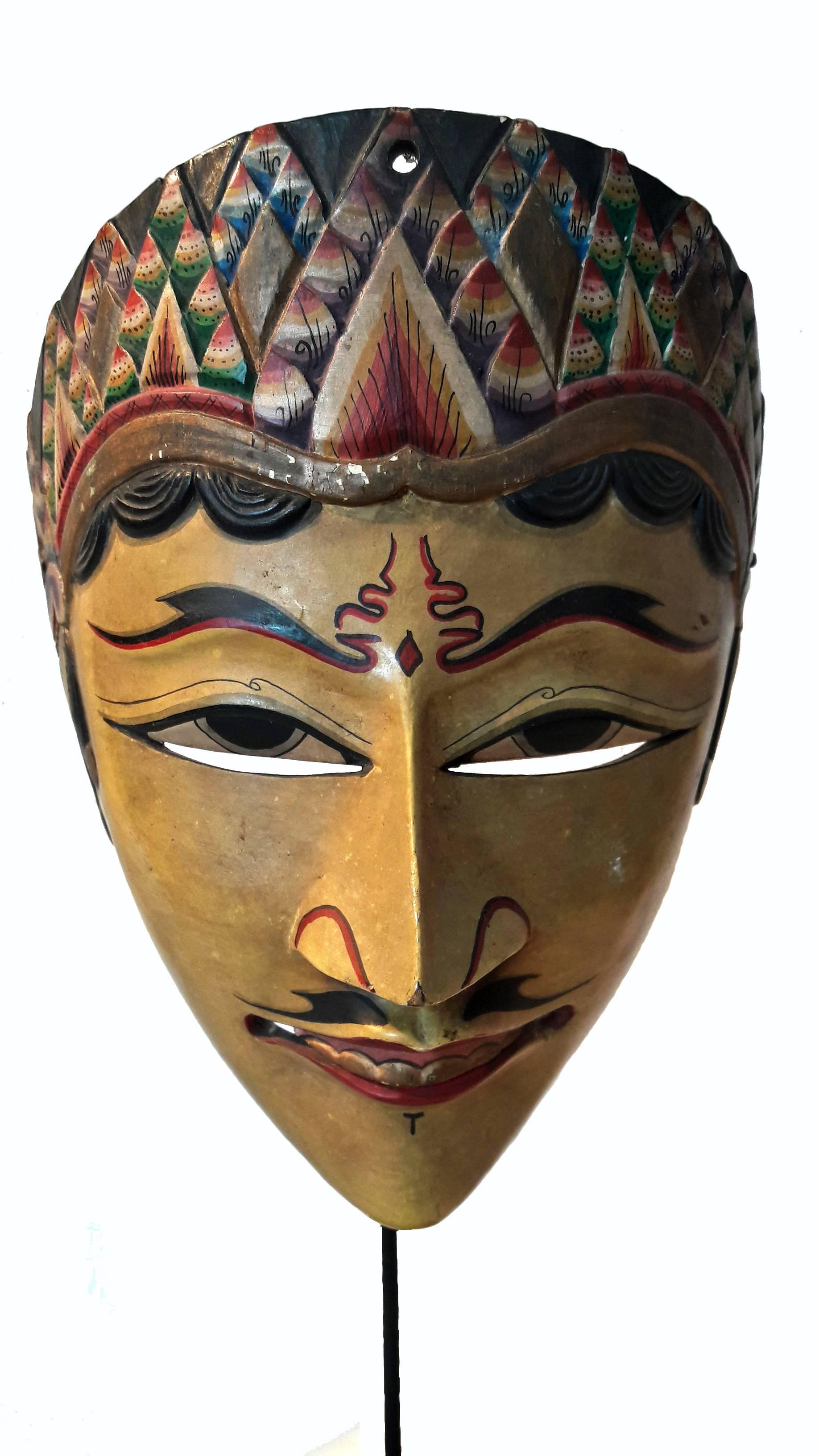 Wood Indonesian Masks