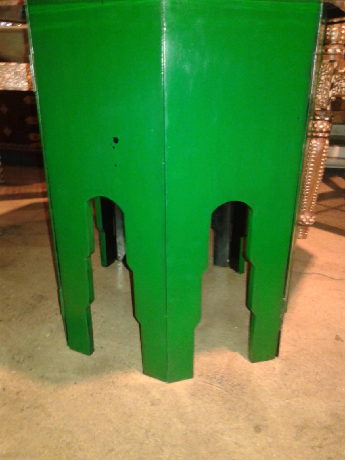 Thai Green Octagonal Side Table 