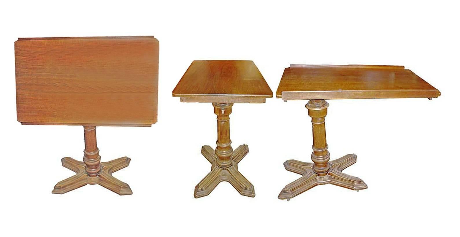 Französischer Nussbaum 3-in-1 verstellbarer Tisch/Esel/Bett Stand, 