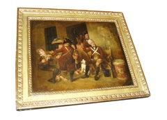 Oil Painting by British Caricaturist Henry W. Bunbury