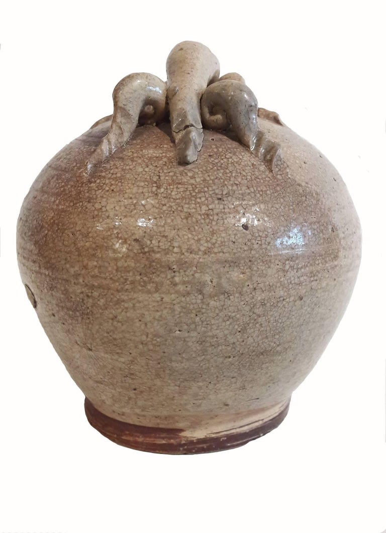 Vietnamese Vintage Lime Pot at 1stDibs