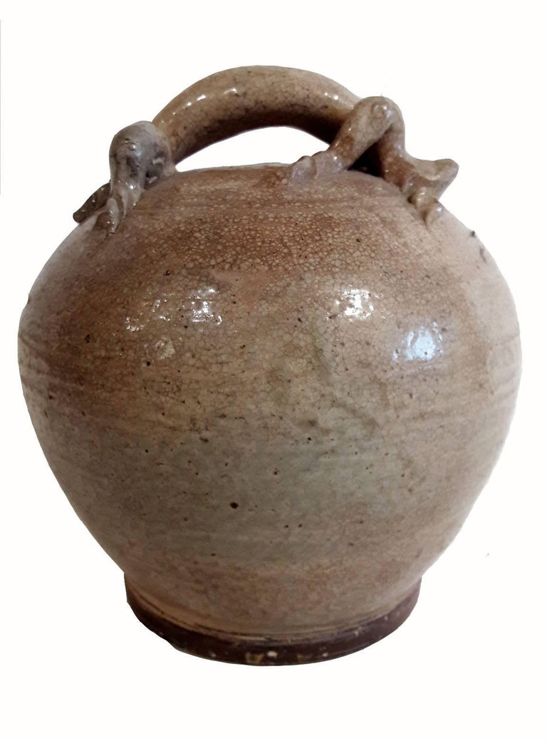 Vietnamese Vintage Lime Pot at 1stDibs