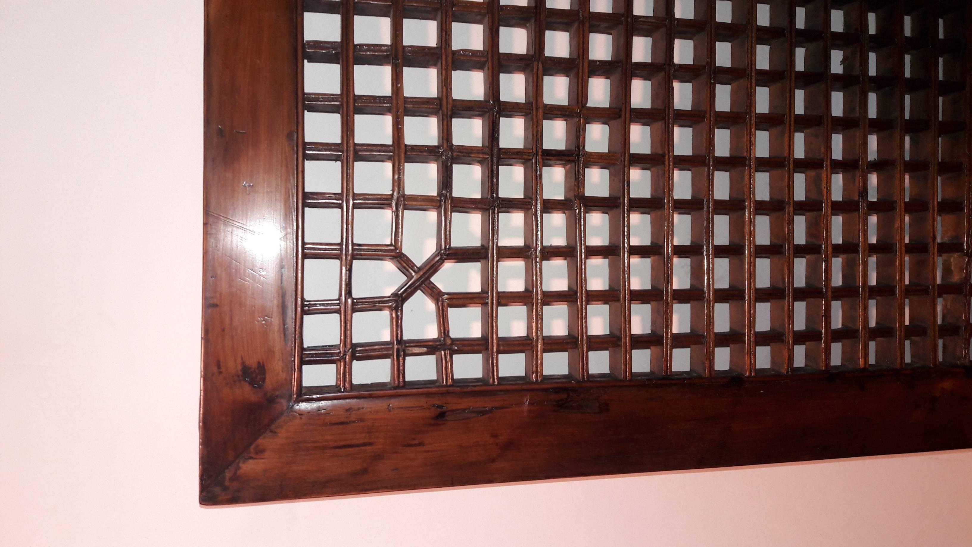 Other Lattice Wood Panel, Suzhou, China, Early 20th Century