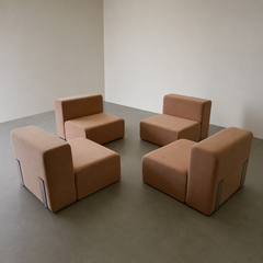 Sofá modular vintage «Marcel» de Kazuhide Takahama para Knoll, década de 1960
