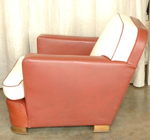 Mid-20th Century Pair of 1940s Armchairs by Jean Pascaud For Sale