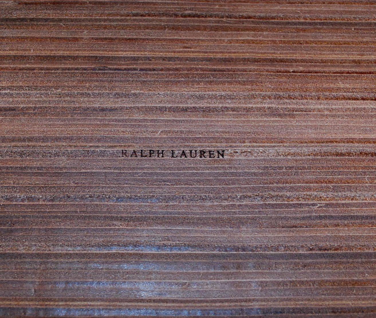 Mid-Century Modern Ralph Lauren Leather Jewelry Box