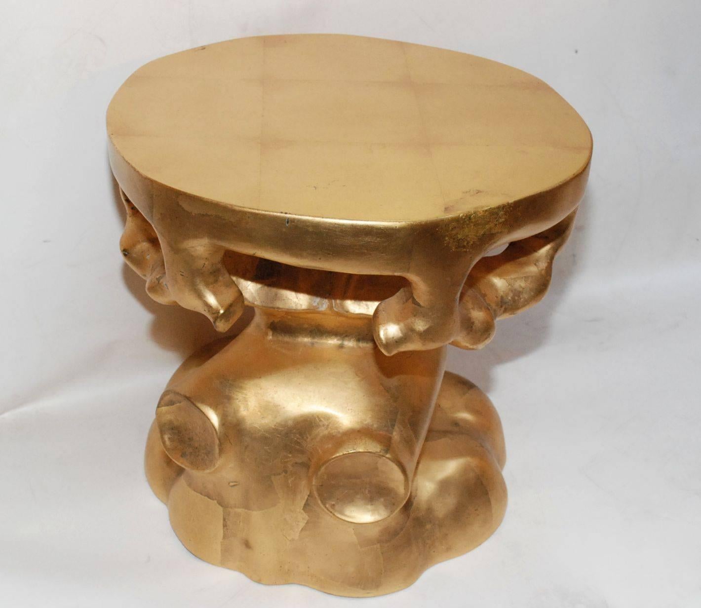 Mid-Century Modern Truffle Design Side Table