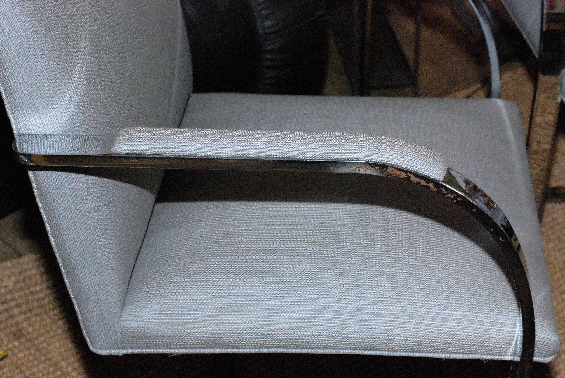 Pair of Vintage Mies van der Rohe Brno Armchairs In Good Condition In Cathedral City, CA