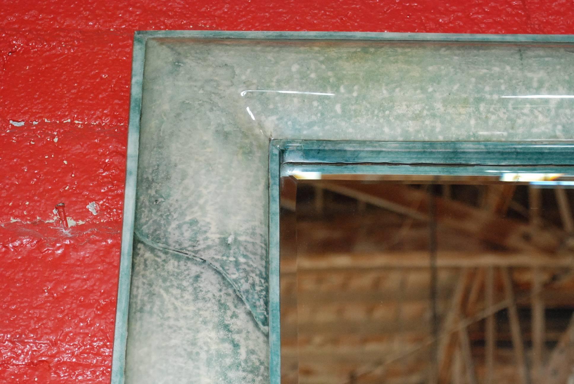 Late 20th Century Large Parchment Mirror