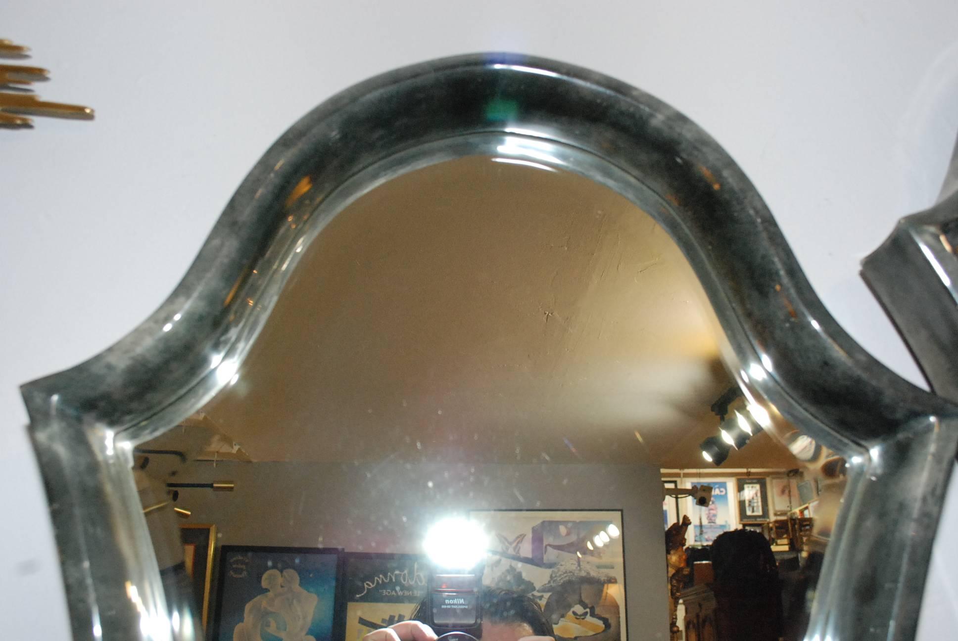 American Pair of Parchment Mirrors