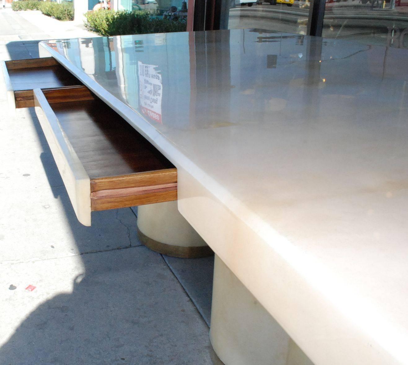 Great Parchment Dining Table/Desk 1