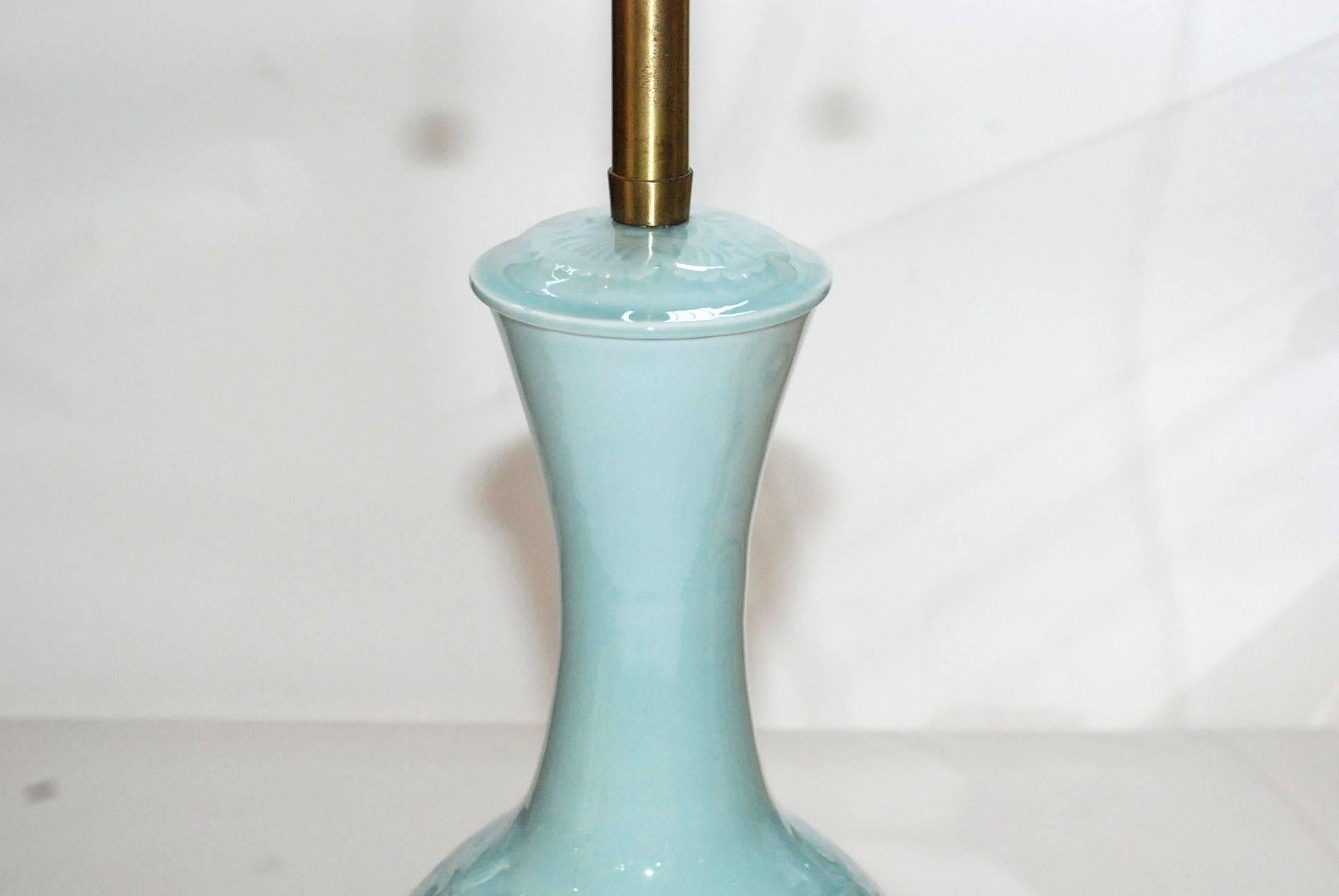 Mid-Century Modern Italian Ceramic Table Lamp For Sale