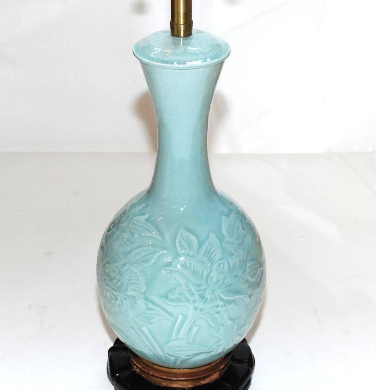 Italian Ceramic Table Lamp For Sale 1
