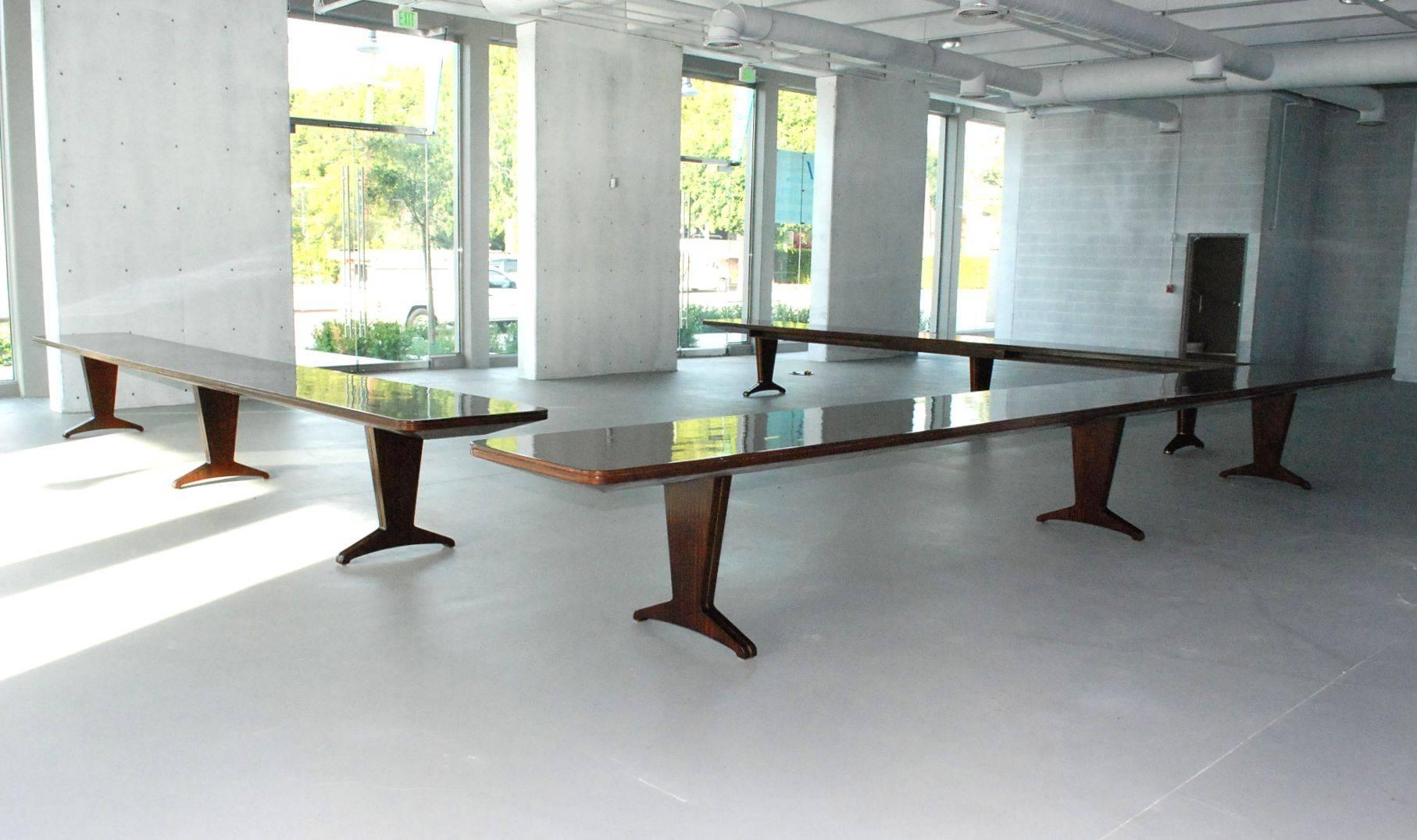 Spectacular Italian Conference Table Attributed Guglielmo Ulrich 4