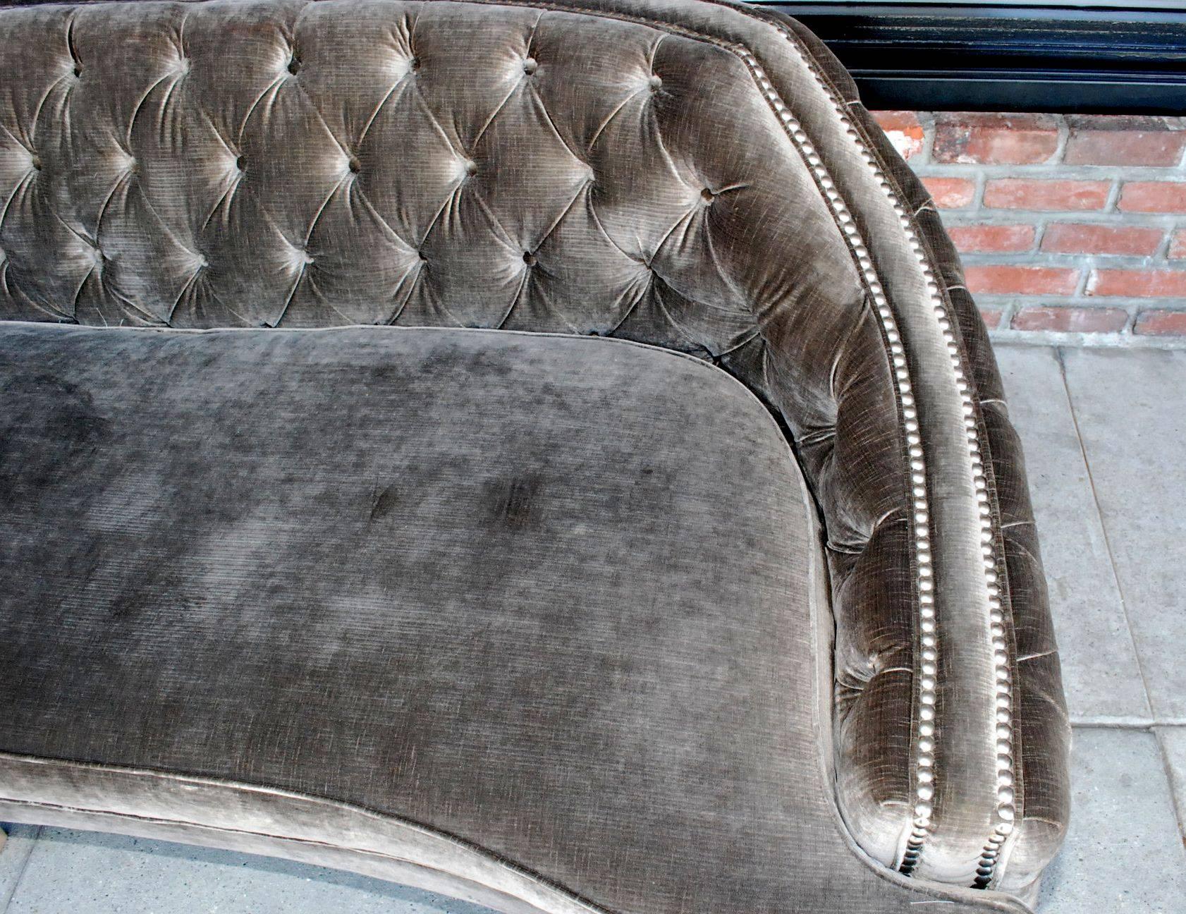 North American Large Hollywood Tufted Sofa