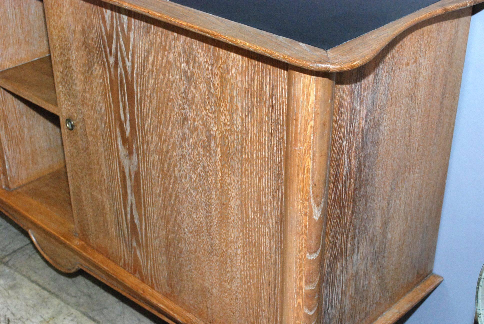 1940s French Cerused Credenza 1