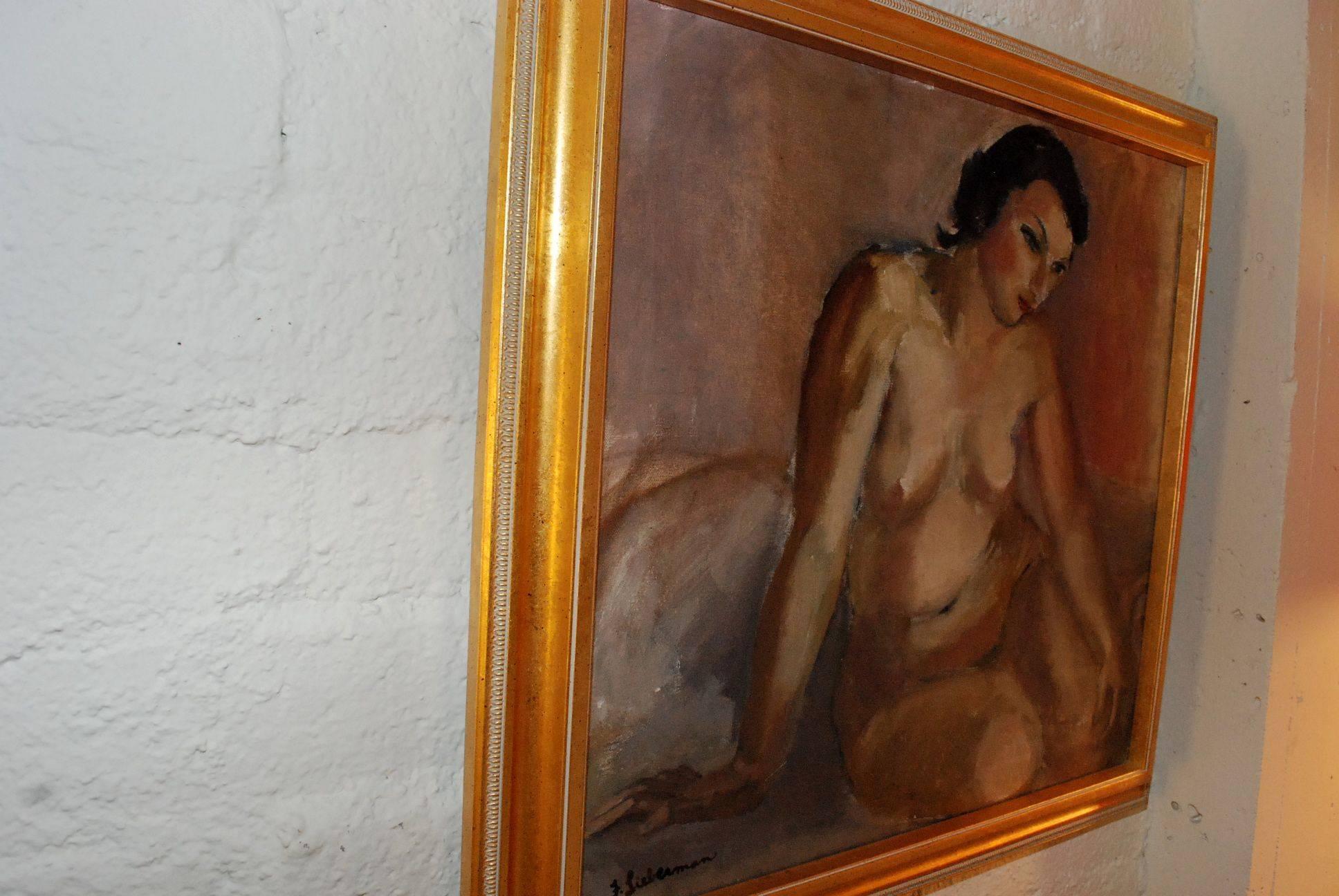 Frances Beatrice Lieberman Pintura de desnudos mediados del siglo XX en venta