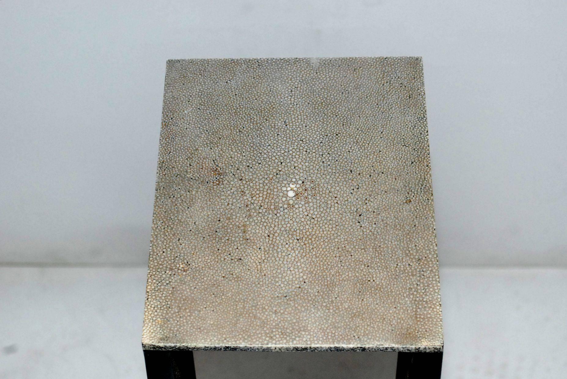 20th Century Pair of Shagreen Drinks Tables