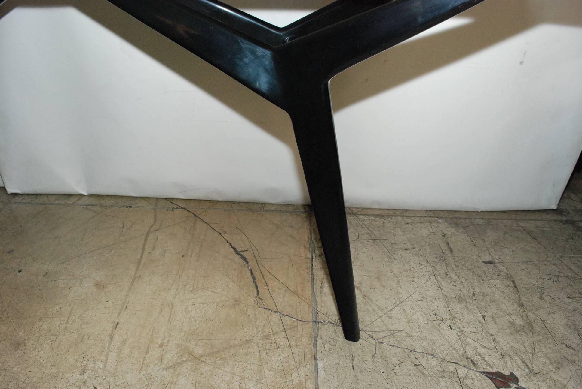 American Goatskin Console Table