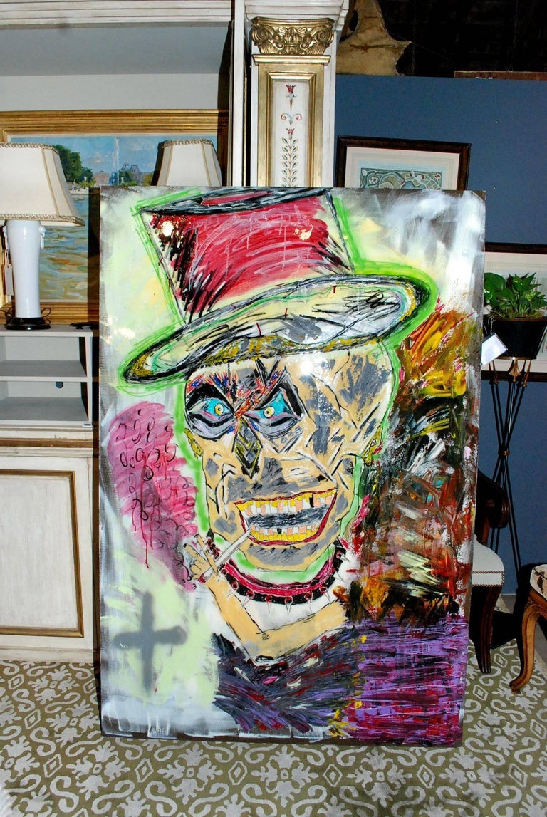 Large Painting Signed Kevin Murphy Dated 2014 Title \