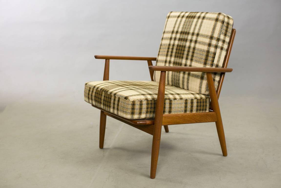 Oiled Mid-Century Danish Arm Chairs