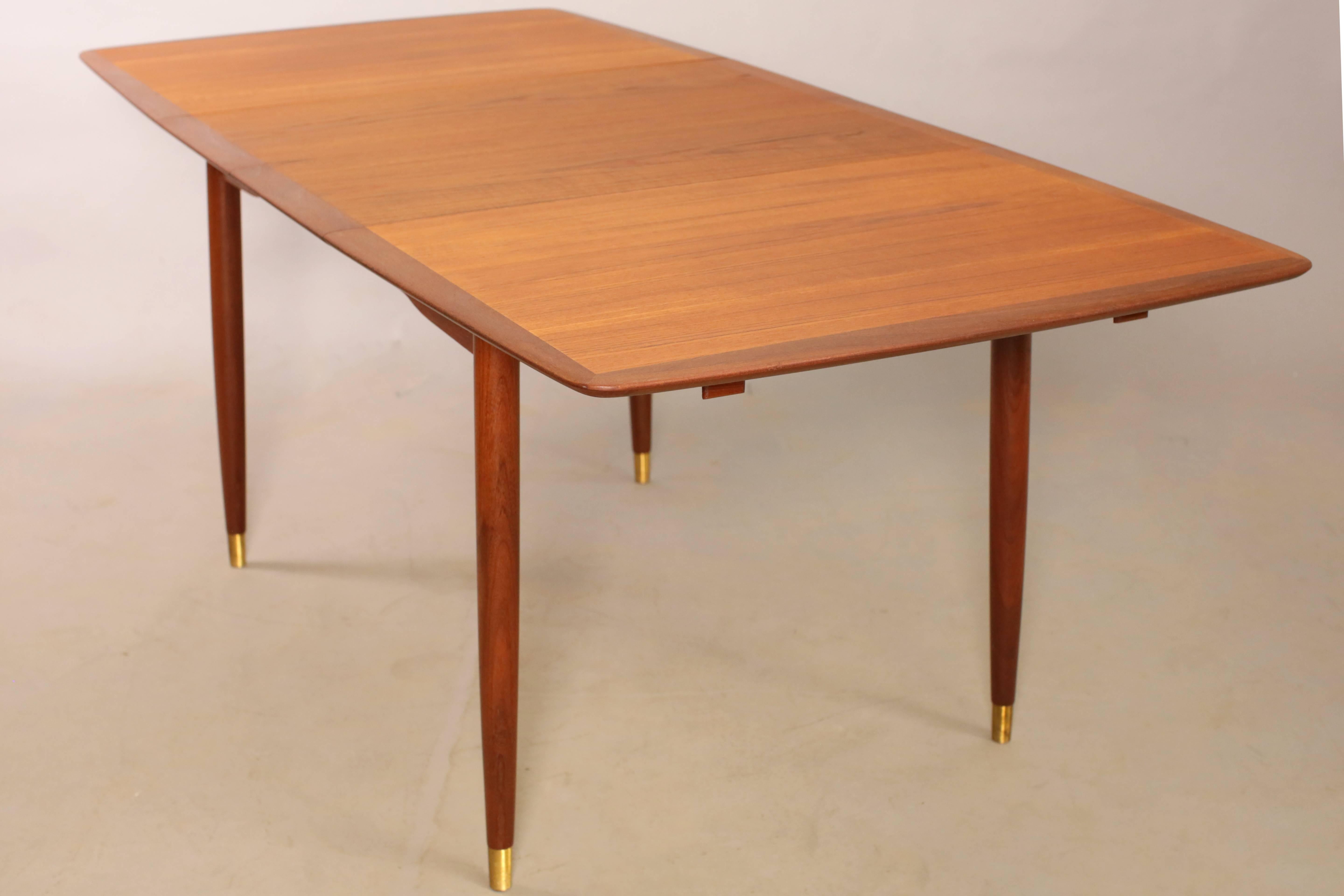 Danish Mid-Century Small Dining Table by Gustav Bahus