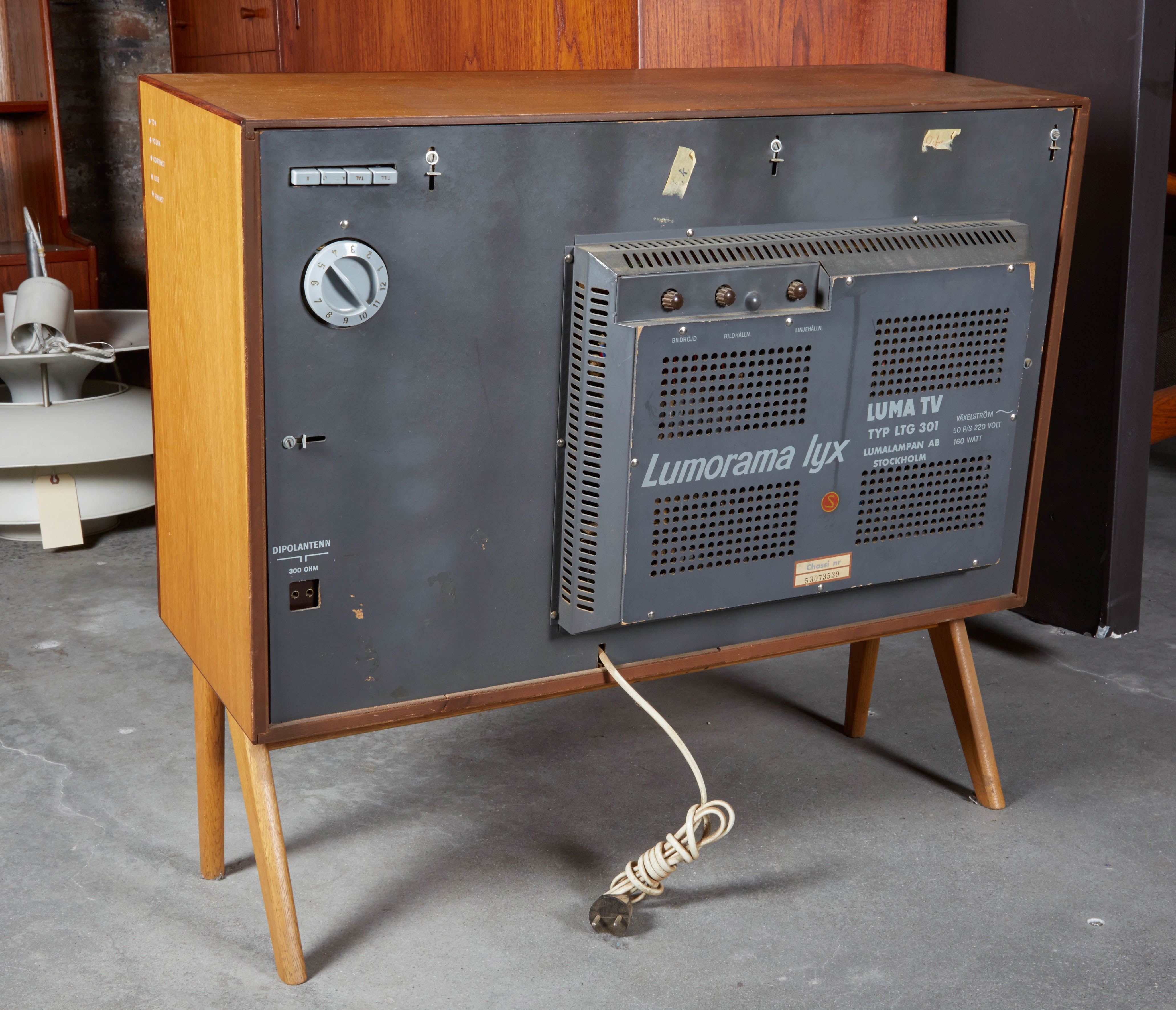 Danish Lumorama Vintage Television by Stig Lindberg