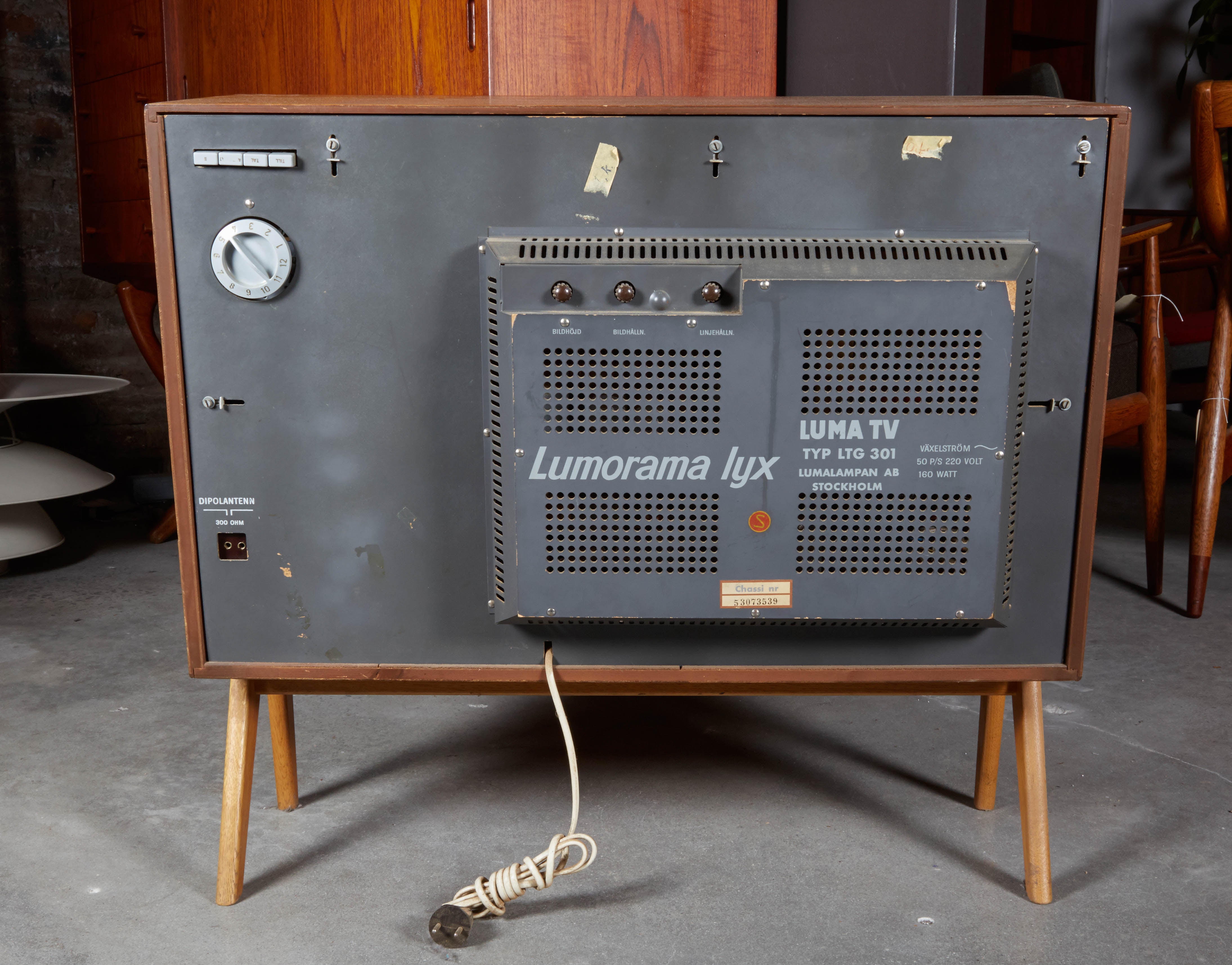 Oiled Lumorama Vintage Television by Stig Lindberg